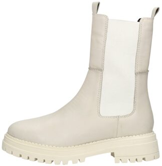 Enkellaarsjes Plat Gebroken wit - 42