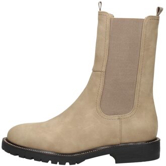 Enkellaarsjes Plat Taupe - 36