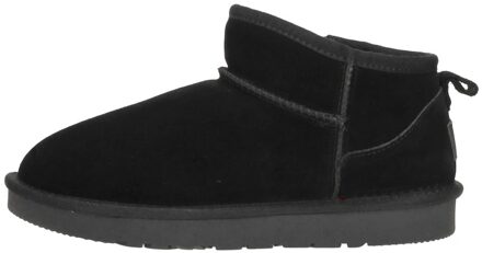 Enkellaarsjes Plat Zwart - 38