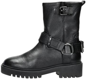 Enkellaarsjes Plat Zwart - 39