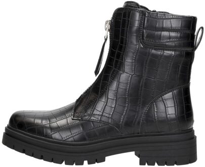 Enkellaarsjes Plat Zwart - 39