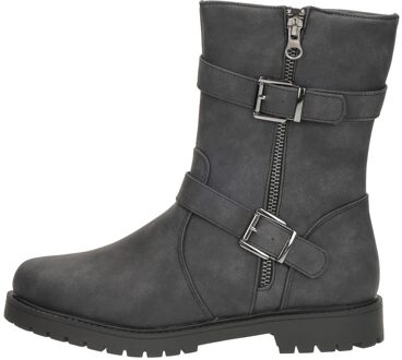 Enkellaarsjes Plat Zwart - 40