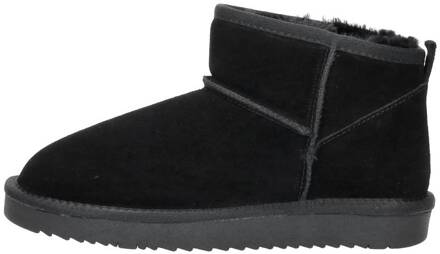 Enkellaarsjes Plat Zwart - 41