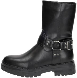 Enkellaarsjes Plat Zwart - 41