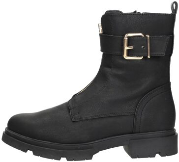 Enkellaarsjes Plat Zwart - 42