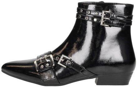 Enkellaarsjes Plat Zwartlak Zwart lak - 38