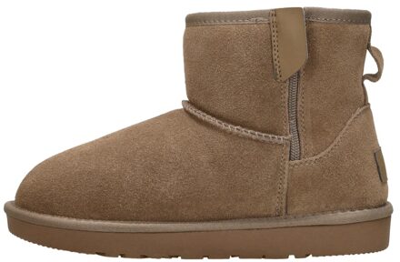 Enkellaarsjes Taupe - 38