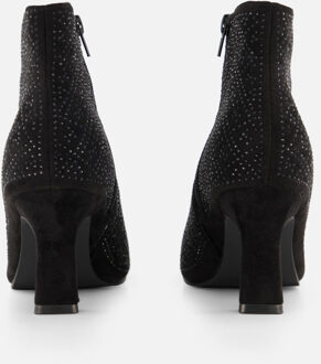 Enkellaarsjes zwart Textiel - 36,37,38,39,40,41