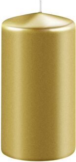 Enlightening Candles Cilinder/stompkaars - goud - D6 x H10 cm - 36 branduur