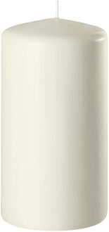 Enlightening Candles Cilinder/stompkaars - ivoor wit - D6 x H15 cm - 58 branduur