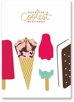 Eno Groet Mini Verjaardagskaart Gelukkig Bericht Kaart Voor Kids/Vriend/Minnaar MINI-1832 II 05