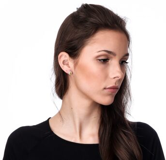 'Enora' Dames 925 Sterling Zilveren Stud Oorbellen - Zilver ZO-7226/CI/1