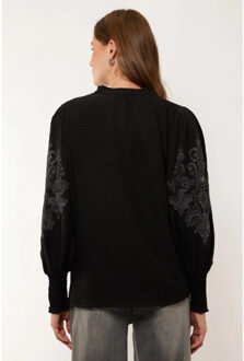 Enora top Zwart - XL