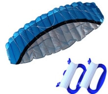Enorme 2.5 M Outdoor Dual Line Kids Vliegers Speelgoed Dual Lijn Parachute Stunt Sport Strand Vliegeren Speelgoed Voor Kinderen vliegers Voor Volwassenen