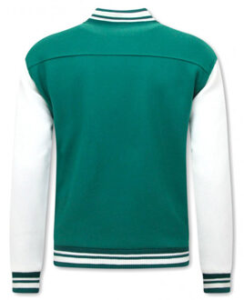 Enos Collegejassen classic groen Veelkleurig - XL