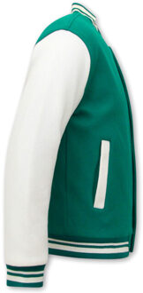 Enos Collegejassen classic groen Veelkleurig - XXL