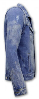 Enos Denim spijkerjas rj9028 - maat L Blauw