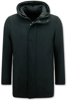 Enos Designer parka's voor tweedelige jas Zwart - L