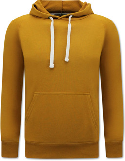 Enos Hoodie hooded sweater Bruin - L