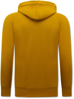 Enos Hoodie hooded sweater Bruin - XL