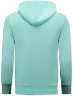 Enos Hoodie met rits joggingshort Groen - XL