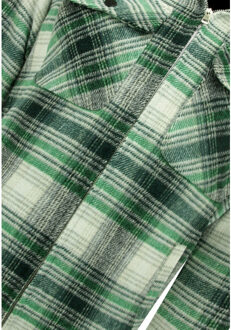 Enos Houthakkers jas gevoerd met rits 7088 - maat M Veelkleurig