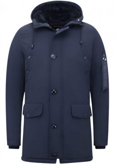 Enos Https:styleitaly.webshopapp.comadminproducts?offset=45&product id=139033319parka winterjas Blauw - L