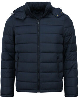 Enos Jack met capuchon slim fit Blauw - XXL