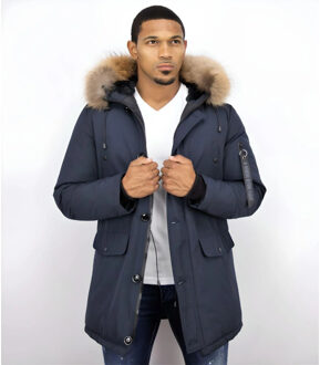 Enos Jacket Enos , Blauw , Heren - Xl,L,M,S