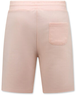 Enos Jogging shorts korte broek Roze