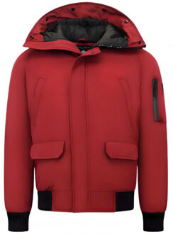 Enos Korte model winterjas - maat S Rood