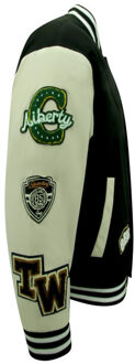 Enos Letterman jacket oversized 8633 Zwart - XL