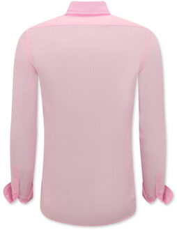 Enos Linnen regular fit - maat XXXL Roze