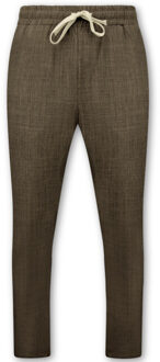 Enos Linnen twinset linnen zomerset Bruin - XS