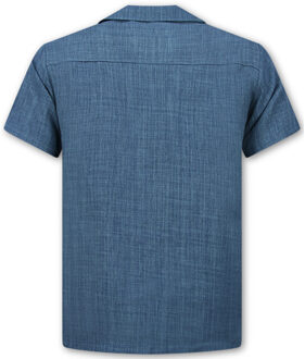 Enos Linnen twinset linnen zomerset - maat XS Blauw