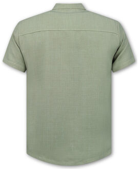 Enos Linnen zomerset linnen twinset Bruin - XL