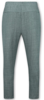 Enos Linnen zomerset linnen twinset - maat XL Grijs