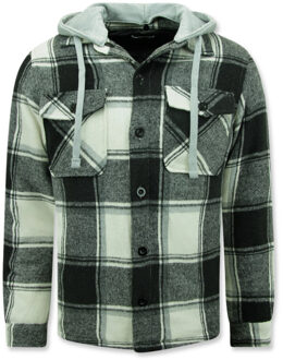Enos Lumberjacket met capuchon 7969 Zwart - XXL