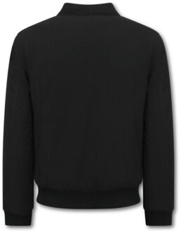 Enos Nette baseball jacket tussenjas Zwart - XL