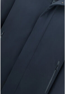 Enos Nette winterjas met afritsbare capuchon 8766 Blauw - XXL