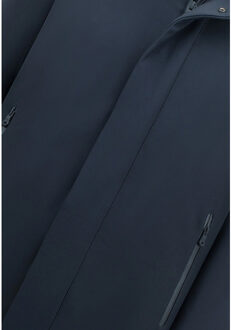 Enos Nette winterjas met afritsbare capuchon 8766 Blauw