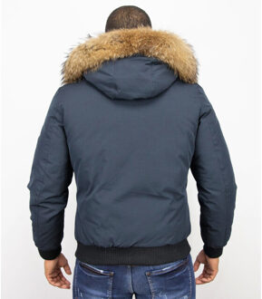 Enos Parka Jas Enos  Korte Winterjas Bontkraag