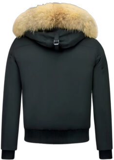 Enos Parka Jas Enos  Korte Winterjas Bontkraag