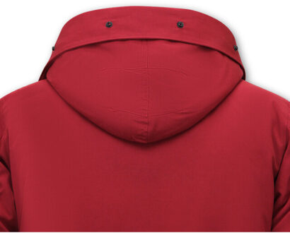 Enos Parka lange winterjas Rood - XL