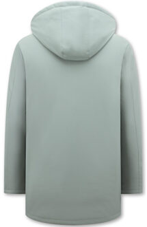 Enos Waterdichte winterjas met capuchon 8766 - maat XL Wit