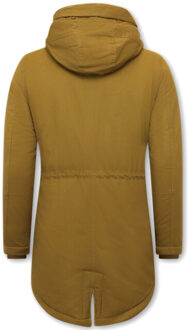 Enos Winterparka met capuchon Geel - S