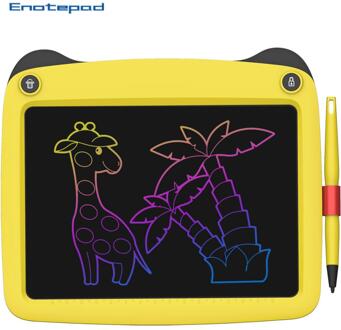 Enotepad 9 Inch Lcd Digitale Tablet Elektronische Een Klik Clearing Handschrift Pad Laag Verbruik Kinderen Tekening Schrijfbord geel