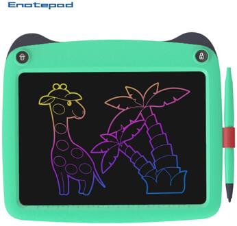Enotepad 9 Inch Lcd Digitale Tablet Elektronische Een Klik Clearing Handschrift Pad Laag Verbruik Kinderen Tekening Schrijfbord groen
