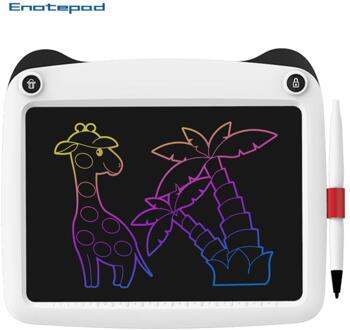 Enotepad 9 Inch Lcd Digitale Tablet Elektronische Een Klik Clearing Handschrift Pad Laag Verbruik Kinderen Tekening Schrijfbord wit