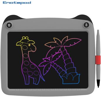 Enotepad 9 Inch Lcd Schrijven Tablet Tekening Tablet Ogen Bescherming Inkt-Gratis En Stofvrij Schrijven Tablet Lcd tekening Tablet EP0109C-grijs-1stk